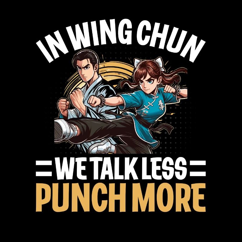 In Wing Chun we talk less Punch more