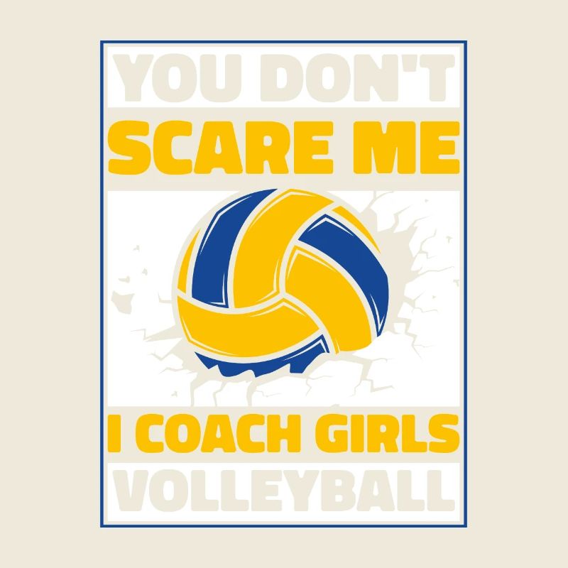 J’entraîne des joueuses de volley-ball