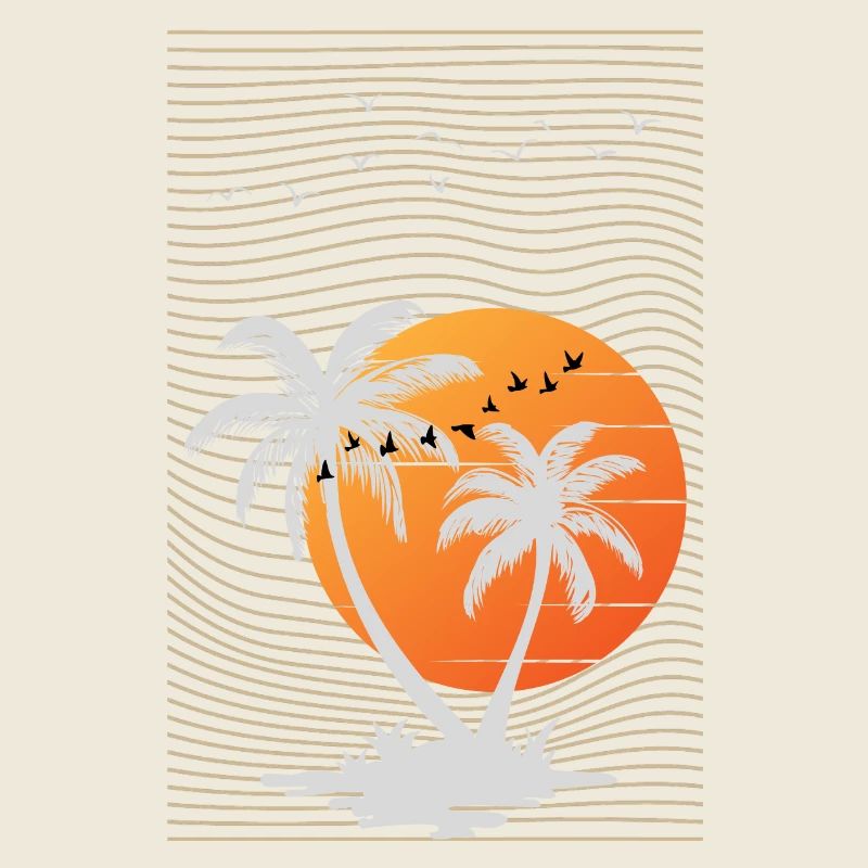 Palm Tree Beach Sommer