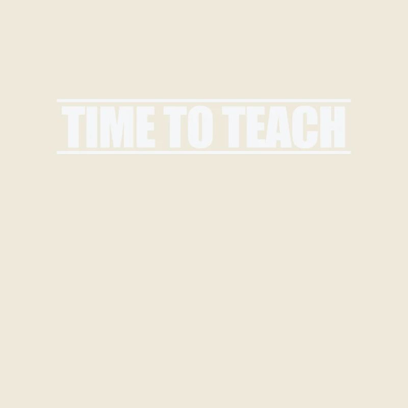 Time to Teach Lehrer Schule Nachhilfe
