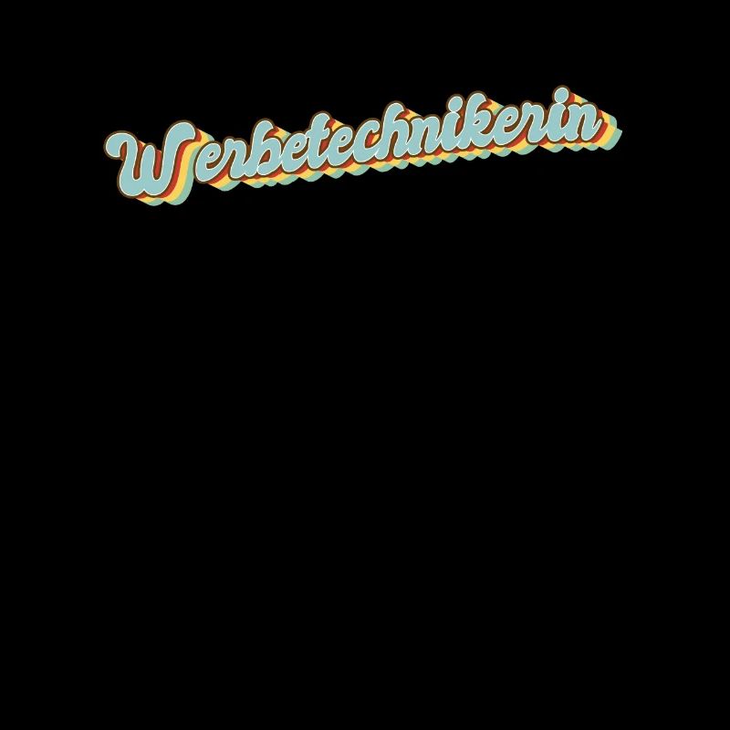 Werbegestalter Abschluss-Geschenk Werbetechnikerin