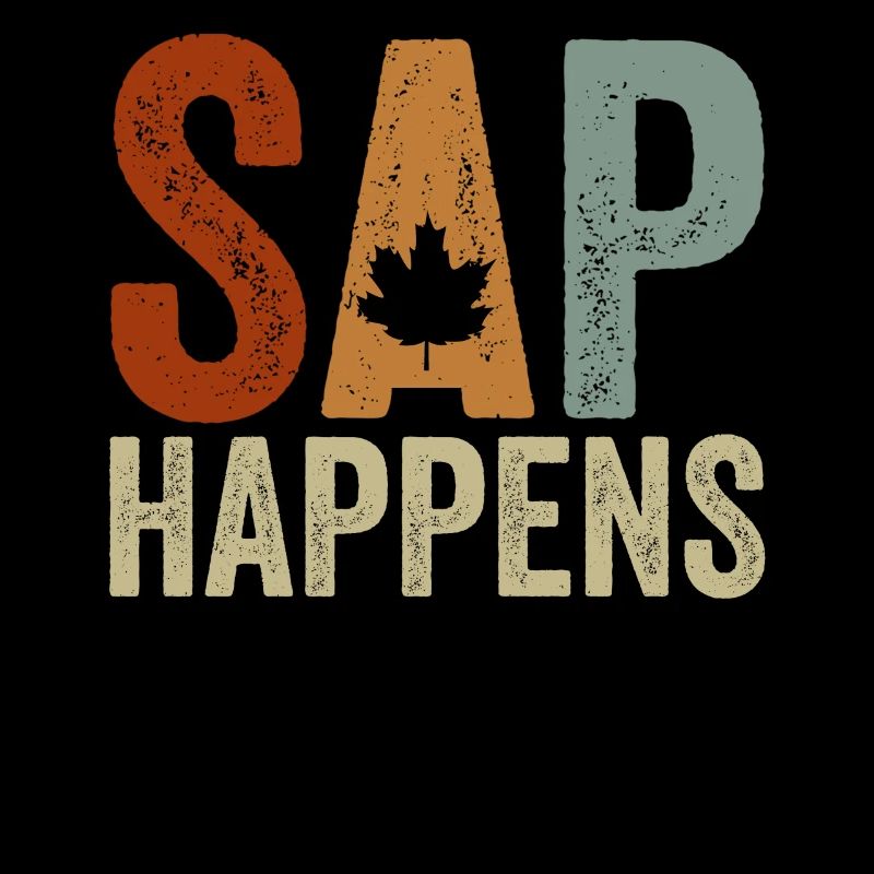 Maple Syrup Tree Tapping Funny Autumn