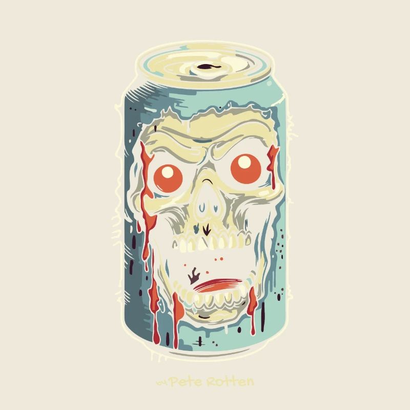 La canette de soda Horror Skull