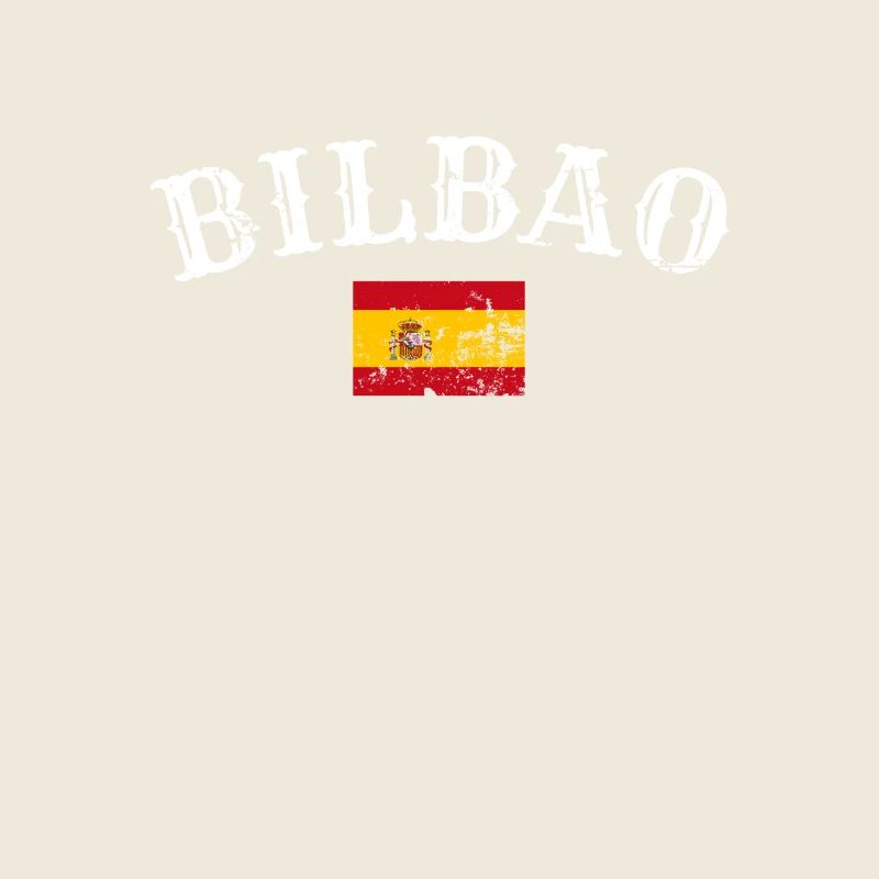 Bilbao Vintage Espagne Drapeau Espagnol Espagnol
