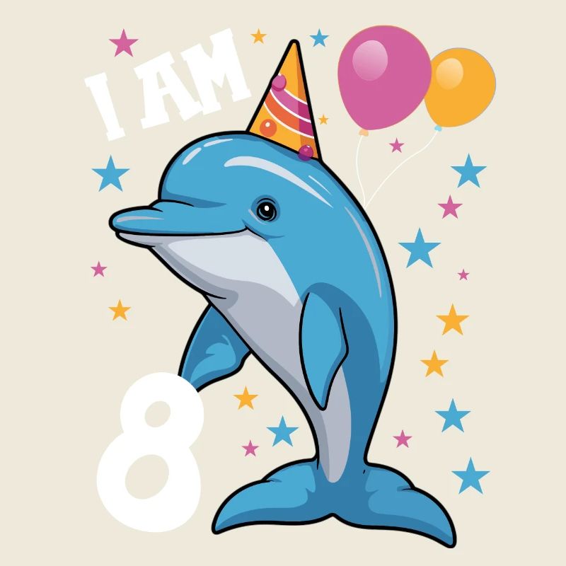 J’ai 8 ans Dauphins Dauphin 8e anniversaire