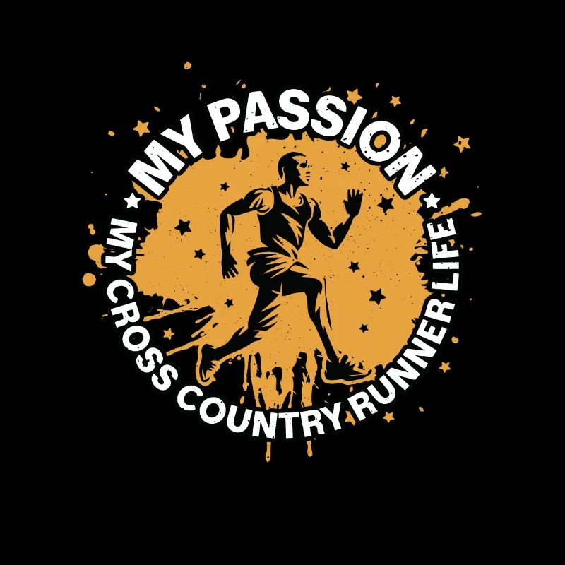 Cross Country Runner My Passion My Marathon Runner