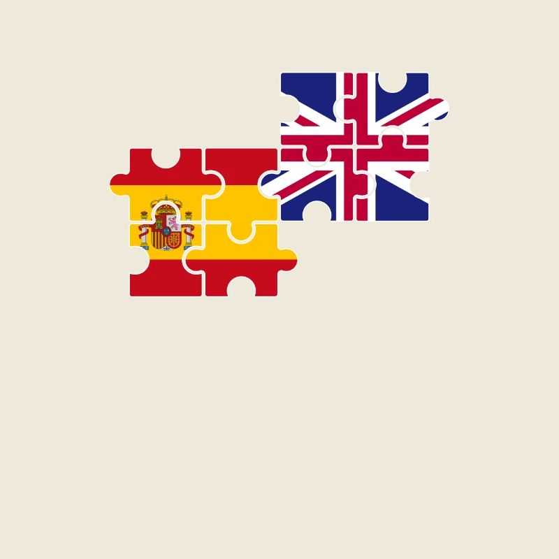 Espagne Royaume-Uni Drapeau Espagnol britannique