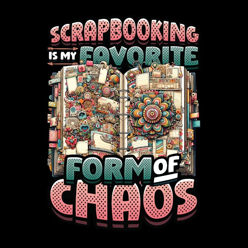 Mädchen Scrapbooking Enthusiast Scrapbook