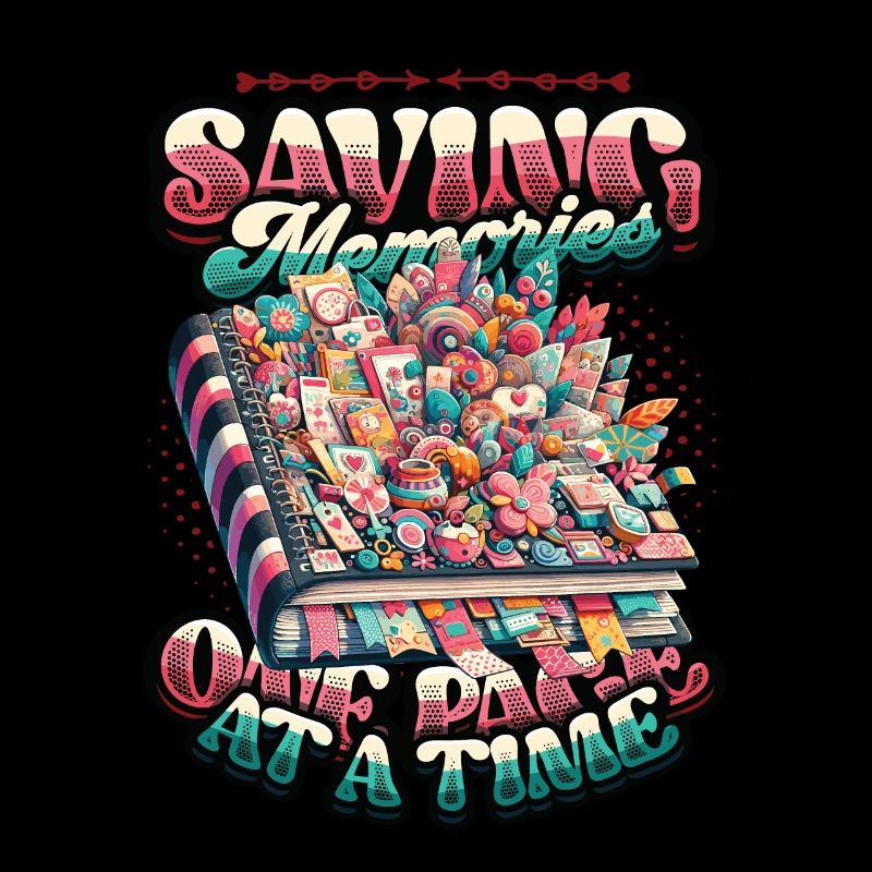 Mädchen Scrapbooking Enthusiast Scrapbook