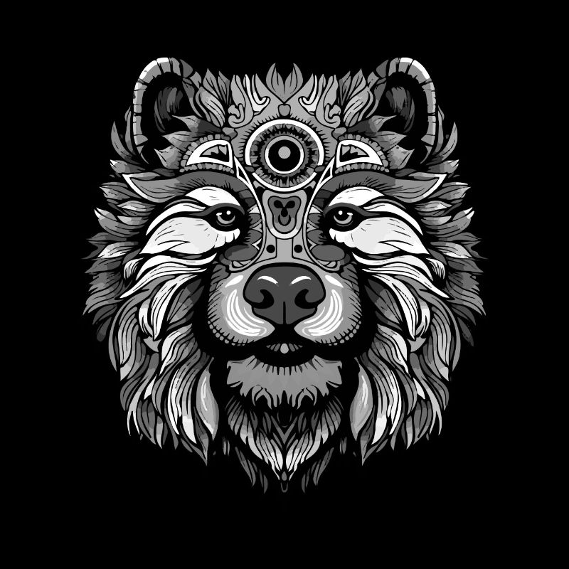 Chow Chow Dog Dog Head