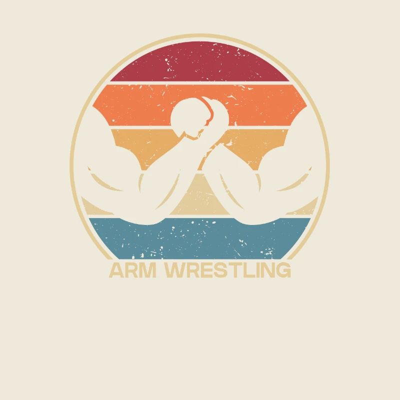 Retro Hand Wrestling Techniques Exercise Arm