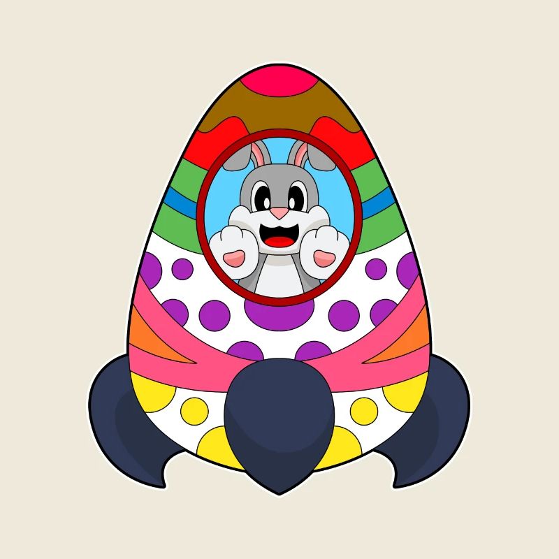 Rabbit Easter Rocket