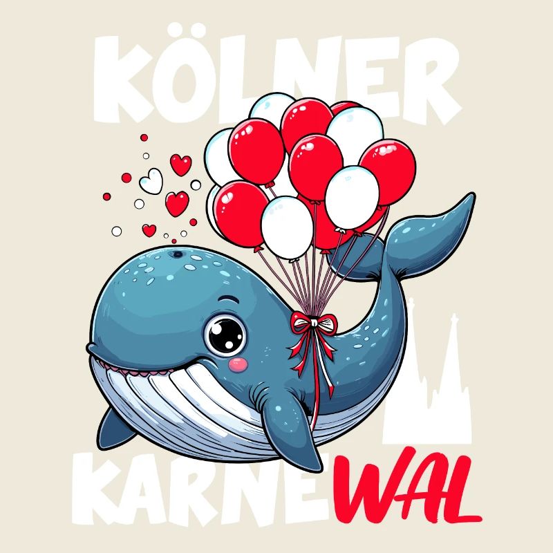 Kölner Karneval Wal Kölle Alaaf Kölner Dom lustig