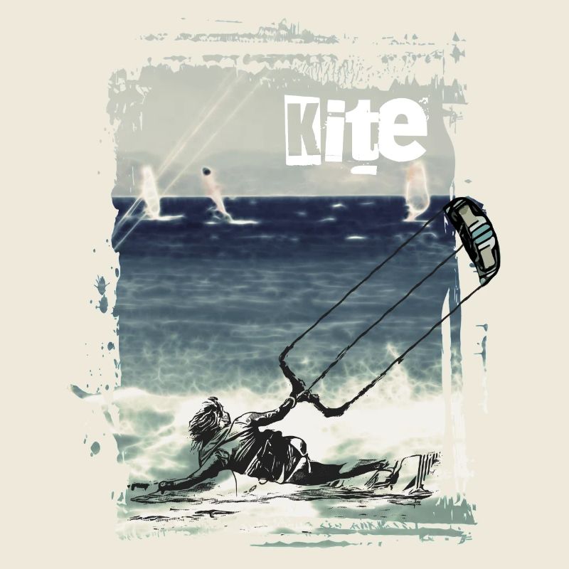 Kitesurfer kite glider