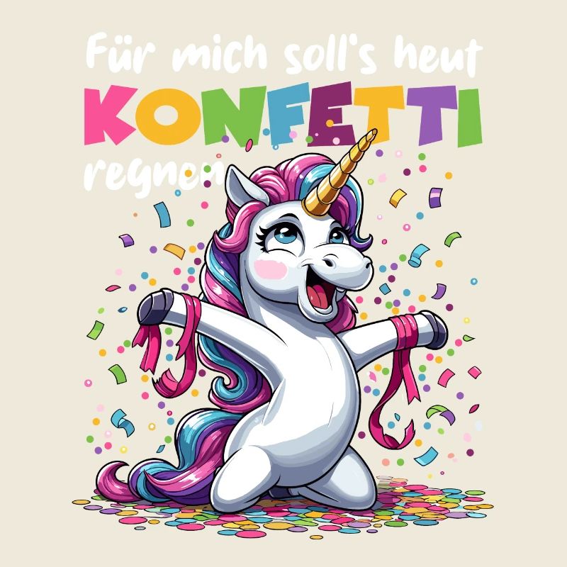 Einhorn Party Konfetti Karneval Geburtstag Kinder