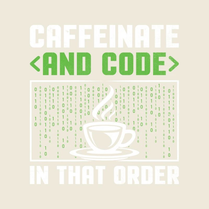 Kaffee-Codierung Programmierer Programmierer Entwickler Nerd Coff