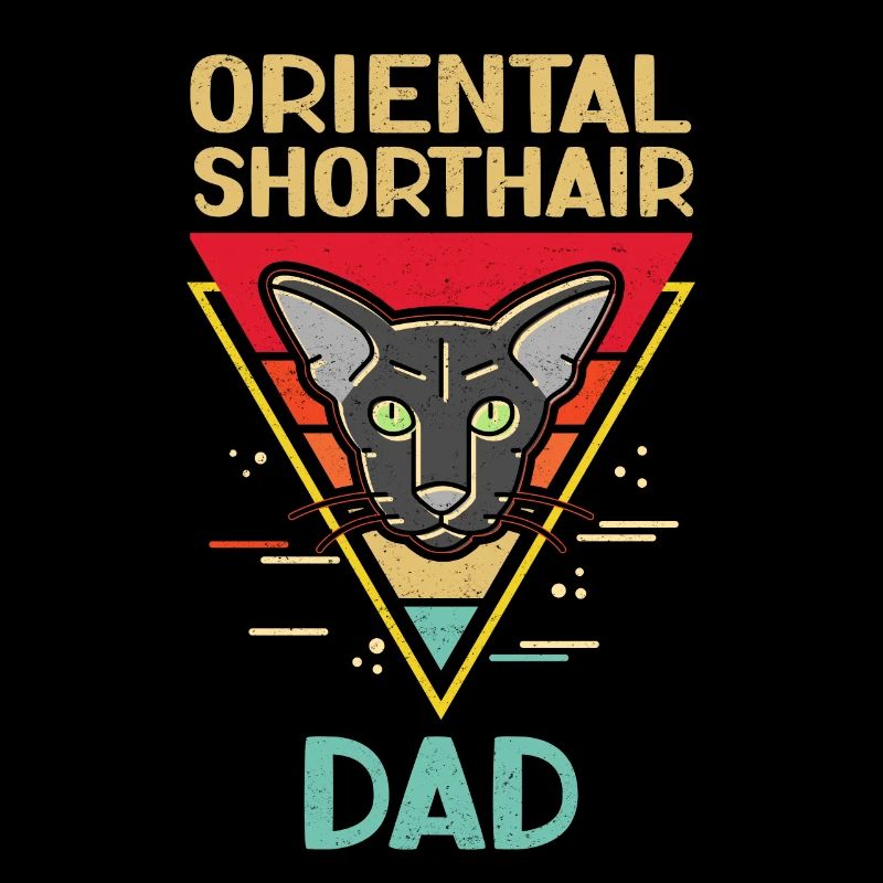 Orientalisch Kurzhaar Dad OKH Katze Geschenk