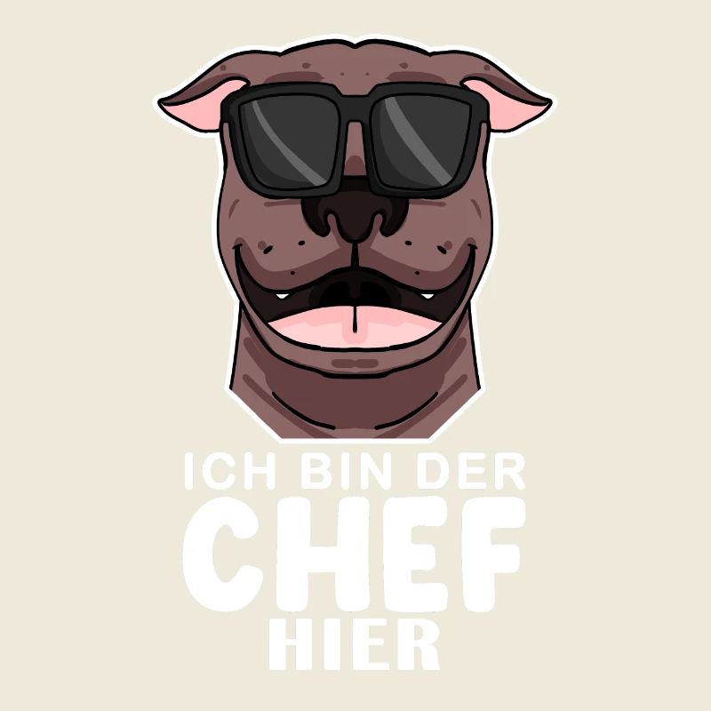 Chef Spruch Anführer Hund