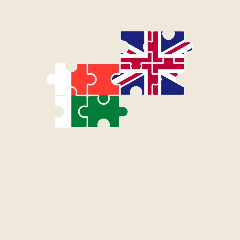 Madagascar Royaume-Uni Drapeau Malgache britannique