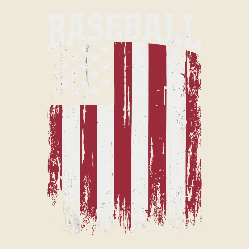 BASEBALL Amérique Drapeau des États-Unis