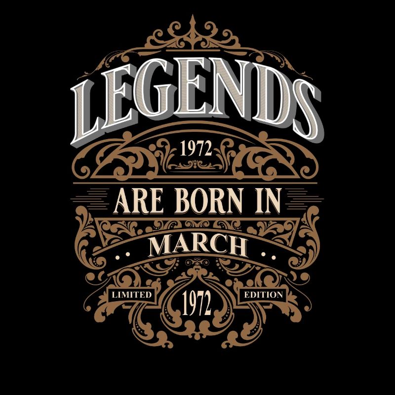 1972 Mars Naissance Anniversaire Année de naissance
