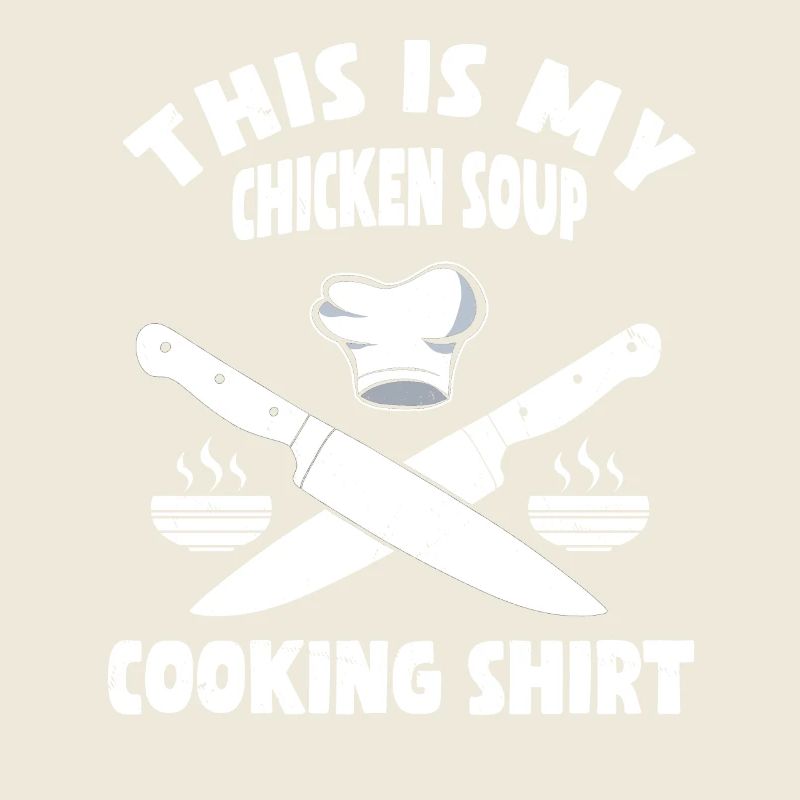 PouletConception de chef de soupe de poulet