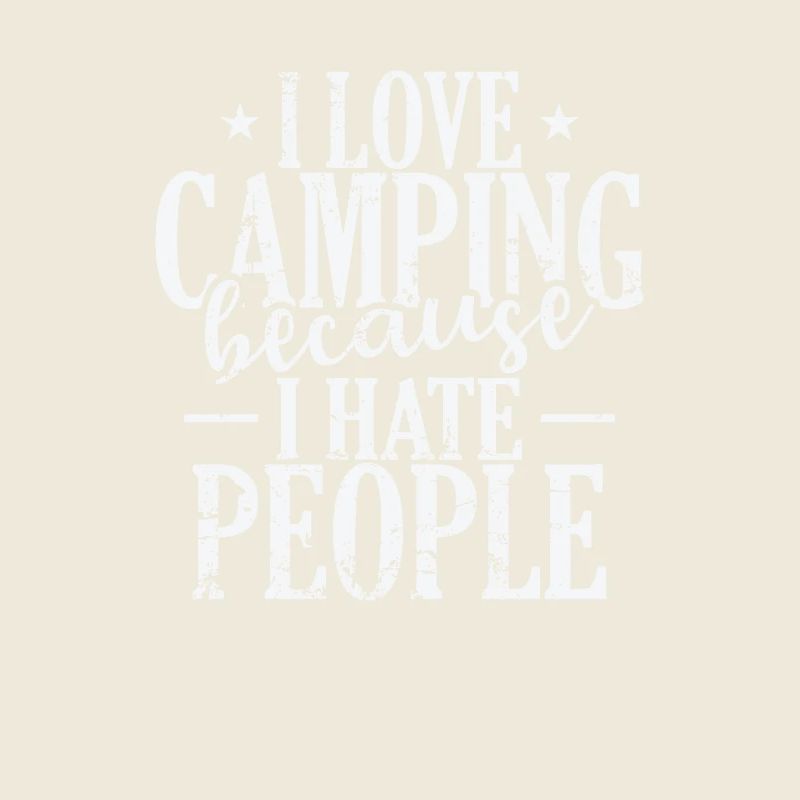 J’aime le camping parce que je déteste les vacances