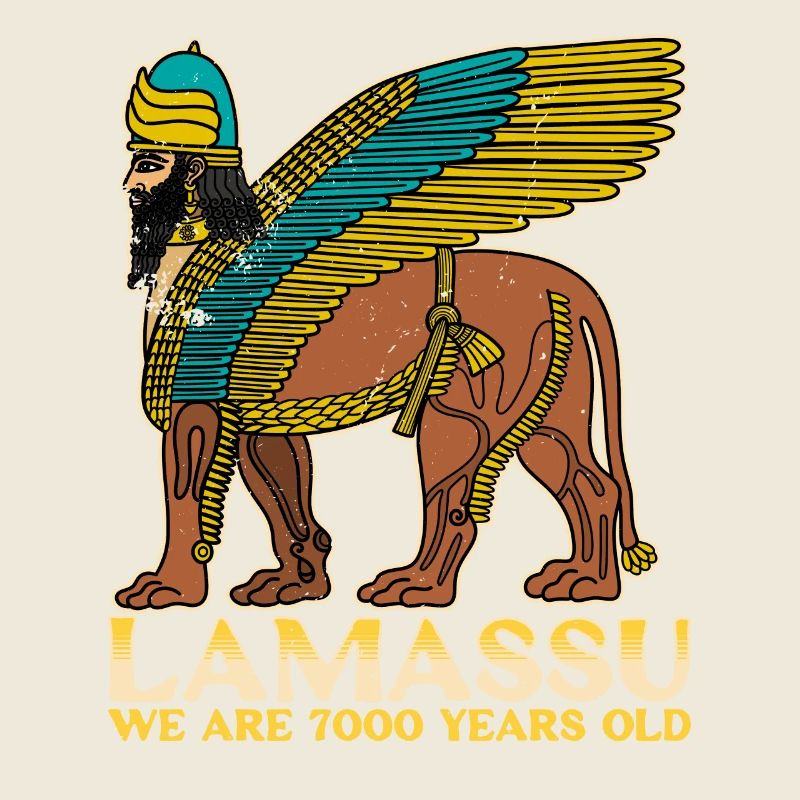 Lamassu Mesopotamia Babylon Deity Antique