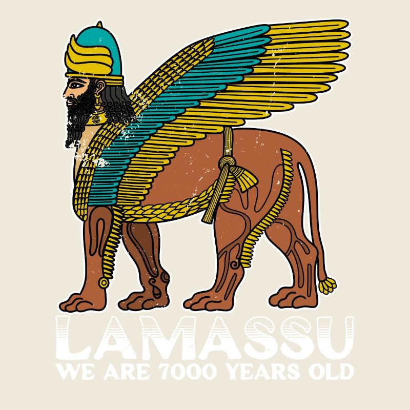 Lamassu Mesopotamia Babylon Deity Antique
