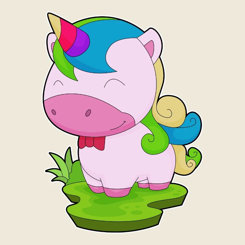 Licorne noeud papillon