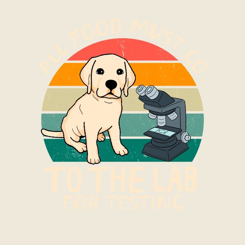 Alles Essen Muss Ins Labor Lustiger Labrador