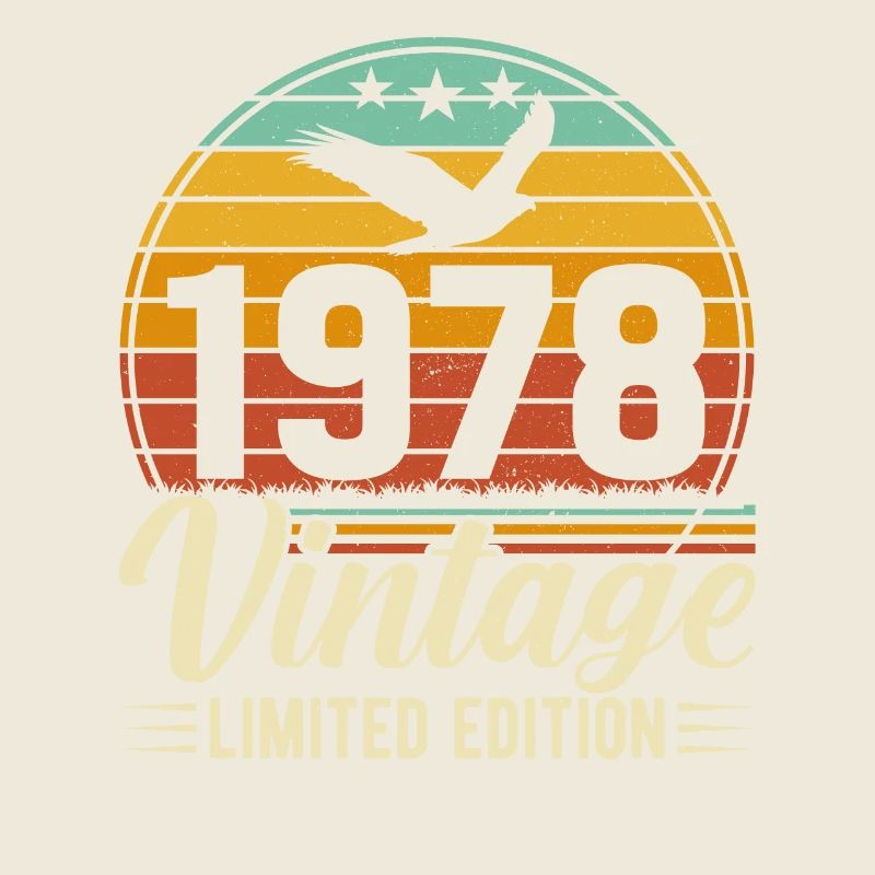 Design rétro créatif - 1978 anniversaire Vintage