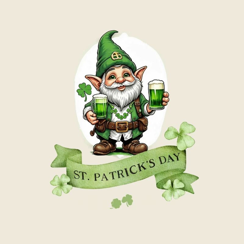 St. Patrick's Day Leprechaun I Green Beer I
