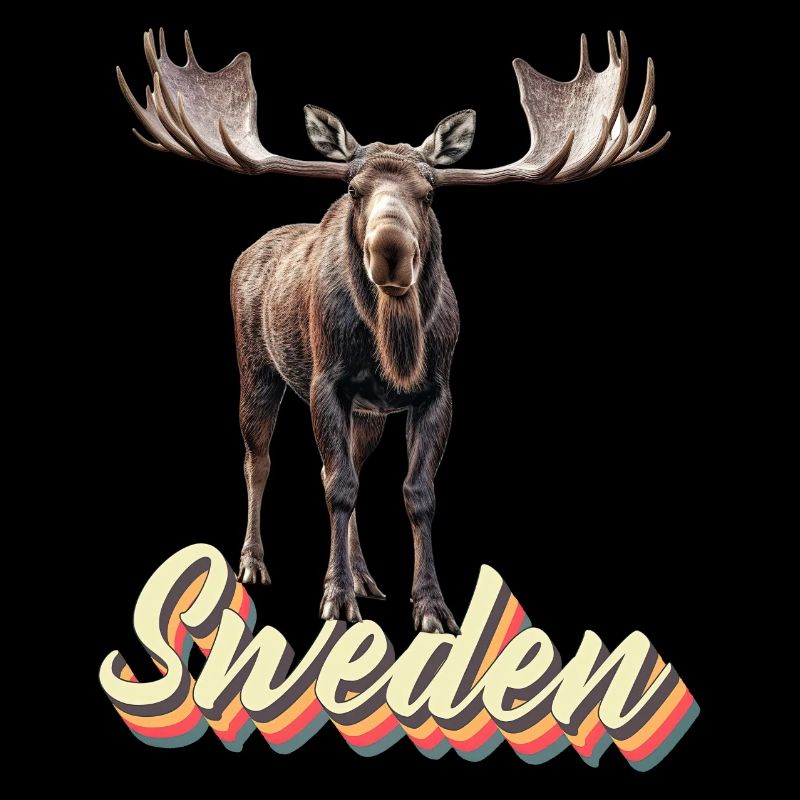 Schweden Schweden Elch bestes Tier Geweih Hirsch Hirsch