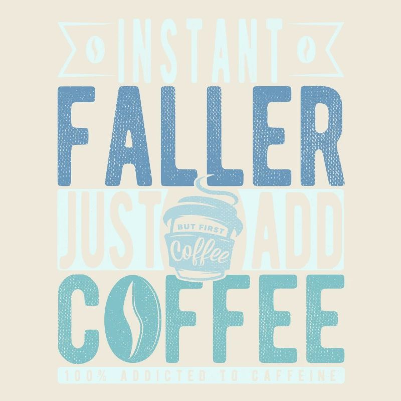 Instant Faller Einfach Kaffee hinzufügen
