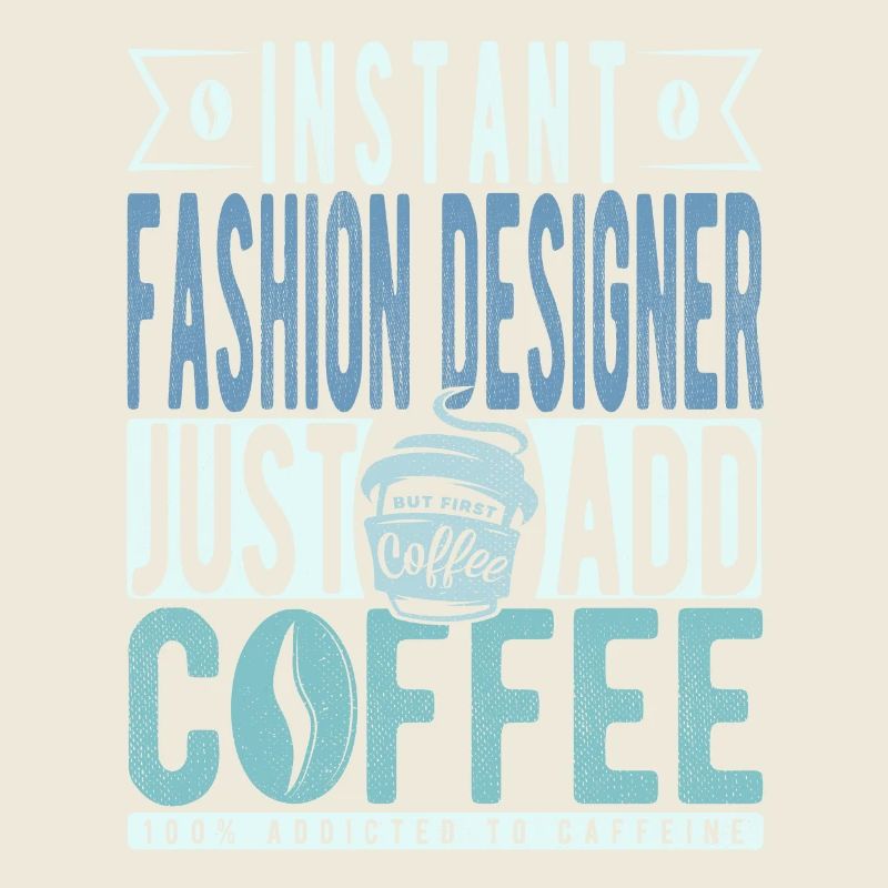 Instant-Modedesigner fügen einfach Kaffee hinzu