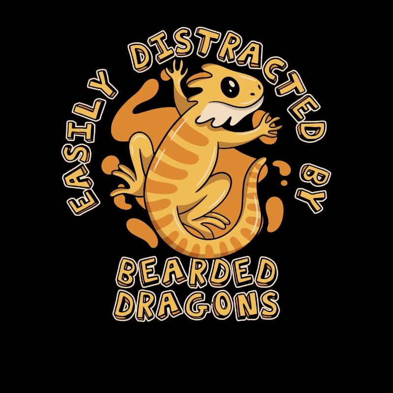 Easily Distracted By Bearded Dragons Pogona