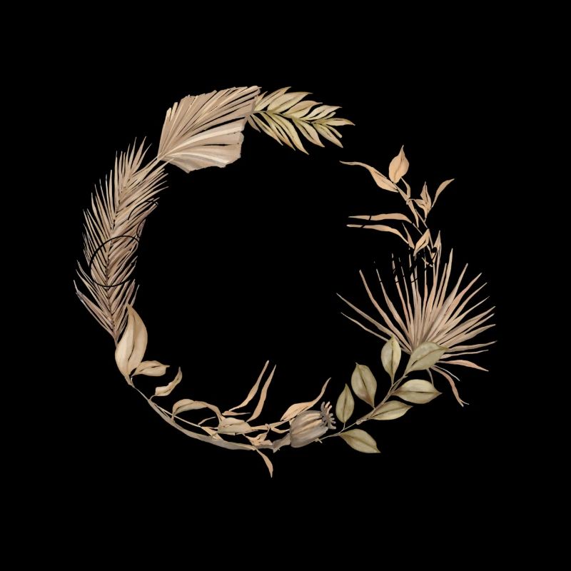 Braut Crew Boho Kranz