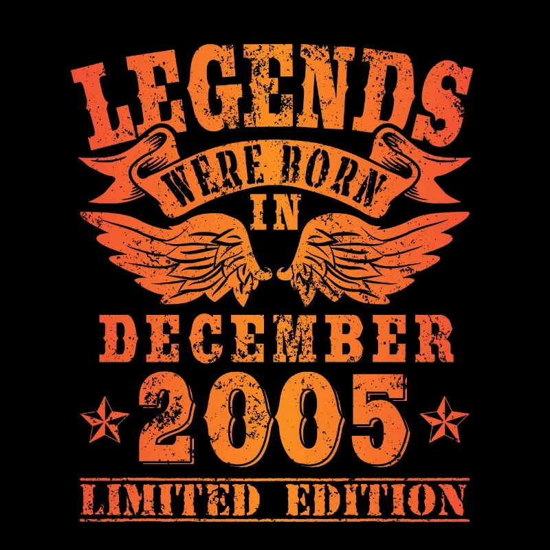 Legends sont nés en Décembre 2005 Anniversaire