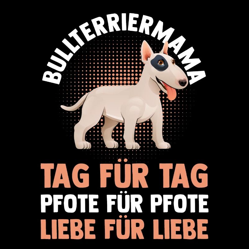 Hund Hundemama Bullterriermama Mutter Bullterrier