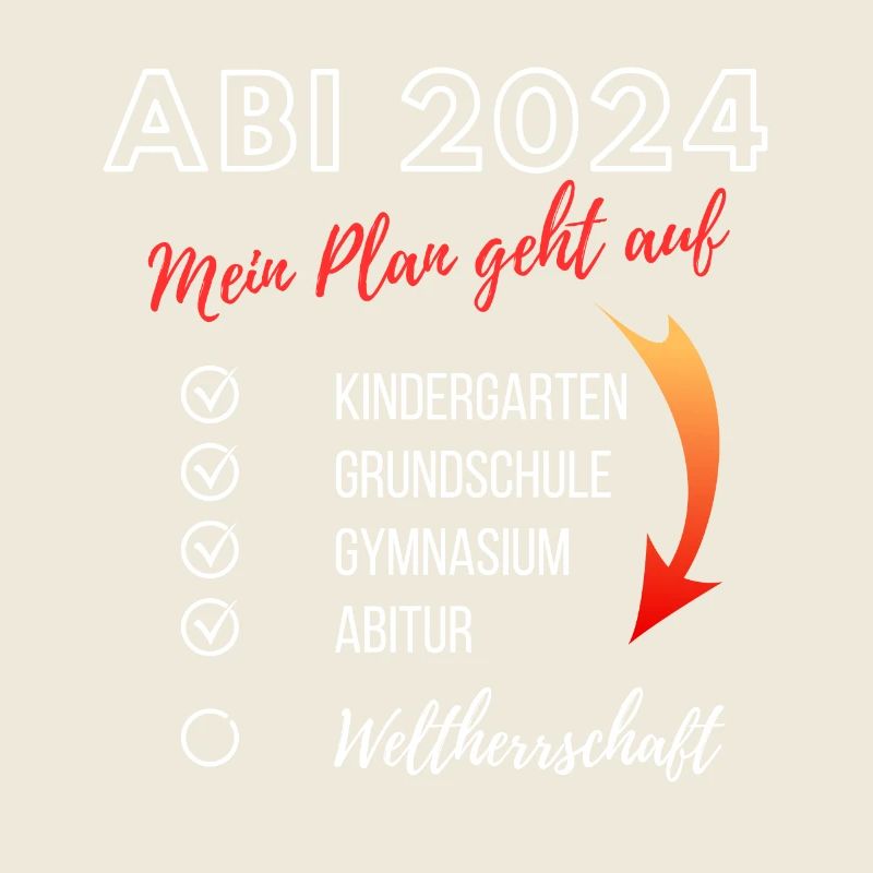 Funny Abi 2024 Liste de contrôle de carrière Plan Abitur
