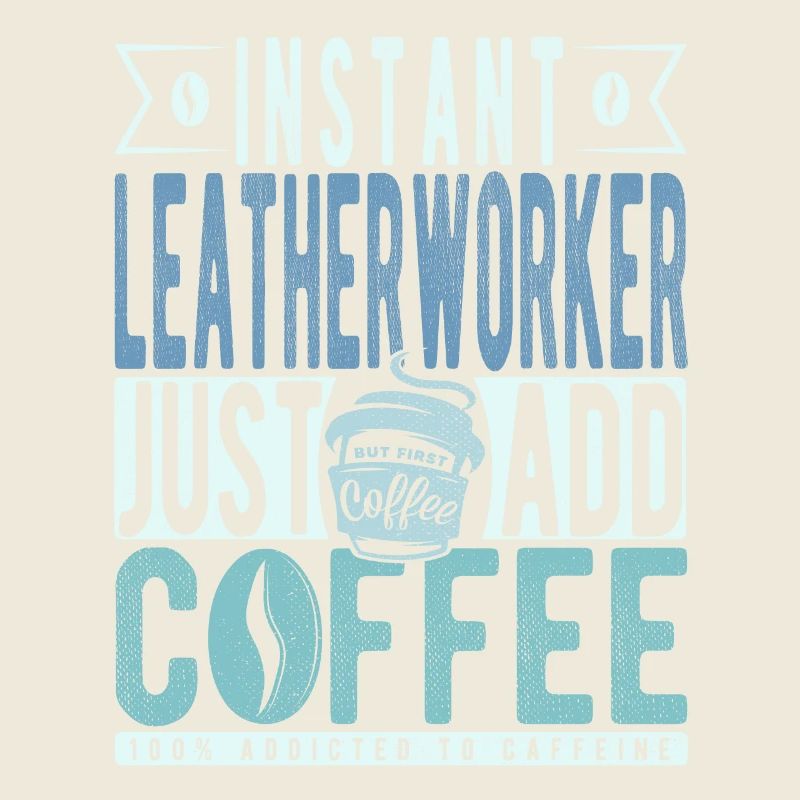 Instant-Lederarbeiter Einfach Kaffee hinzufügen