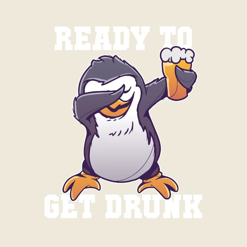 Ready To Get Drunk King Penguin Emperor Penguin