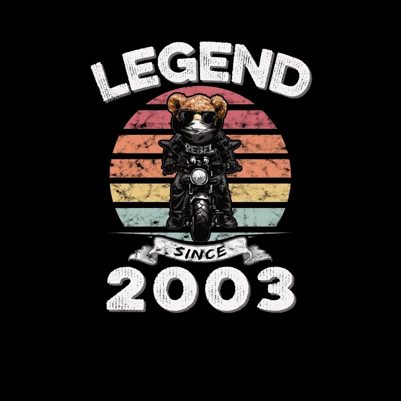 2003 Geburtstag Legend since sunset Teddy