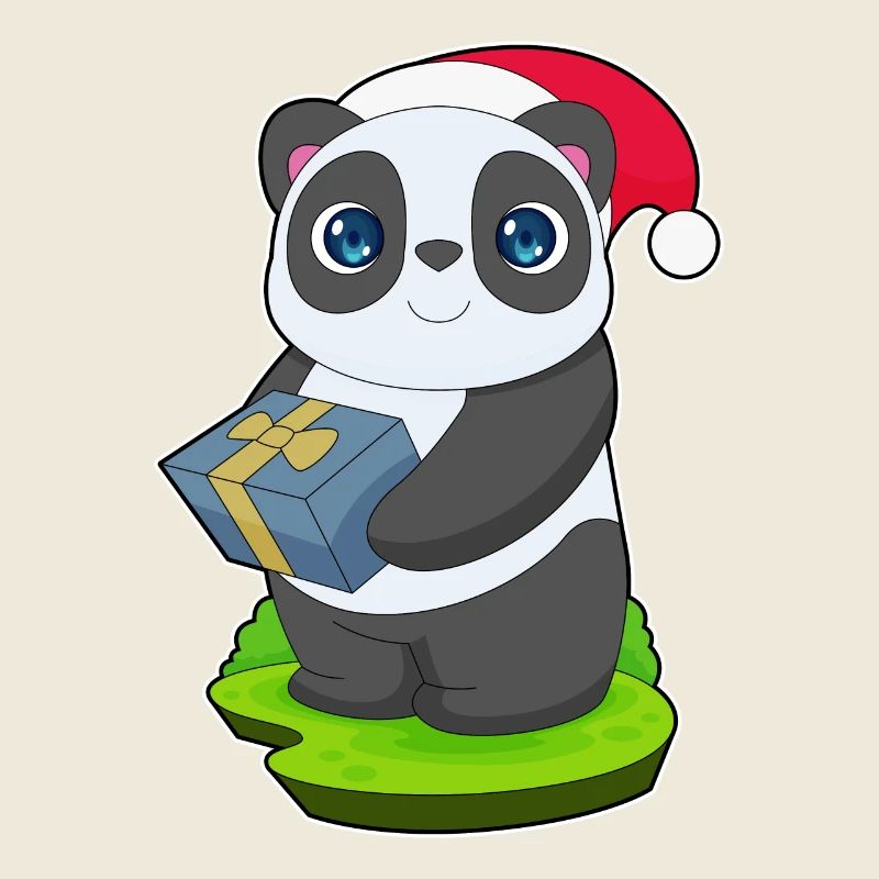 Panda Christmas Package