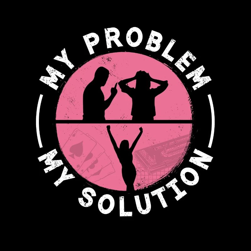 Cribbage Player My Problem My Pictogram Mom Dad