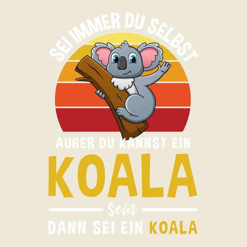 Australien Bambusfresser Beuteltier Retro Koala