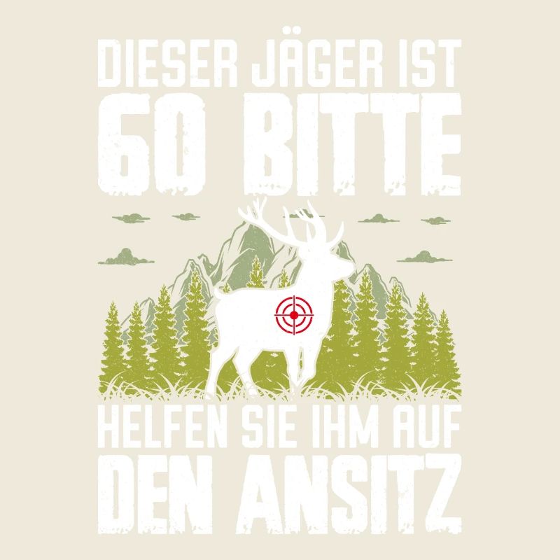 60. Jäger Geburtstag Ansitz Geschenk