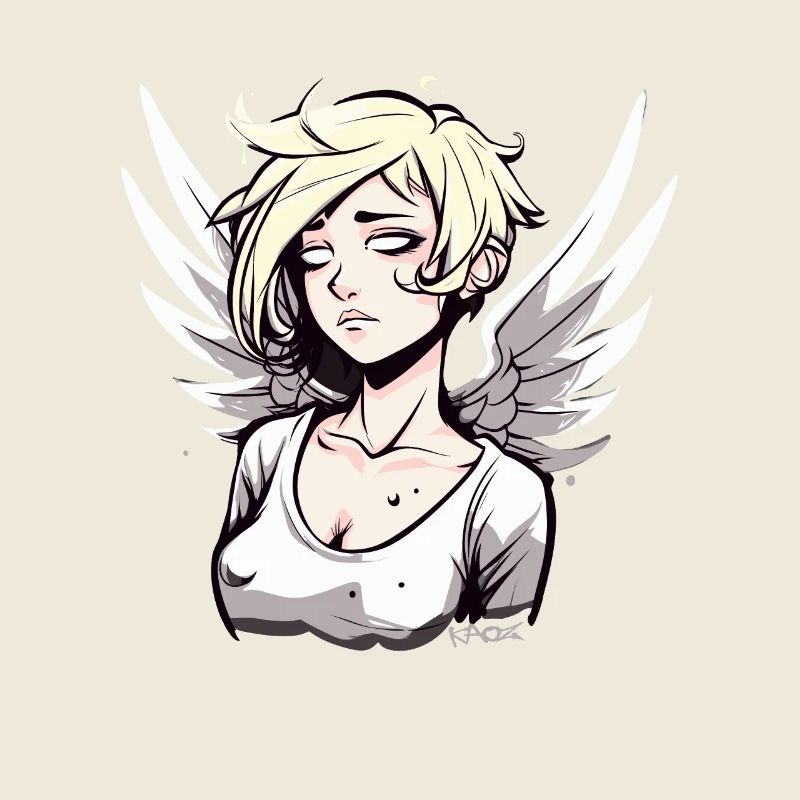 Alternatives Anime Engel Mädchen