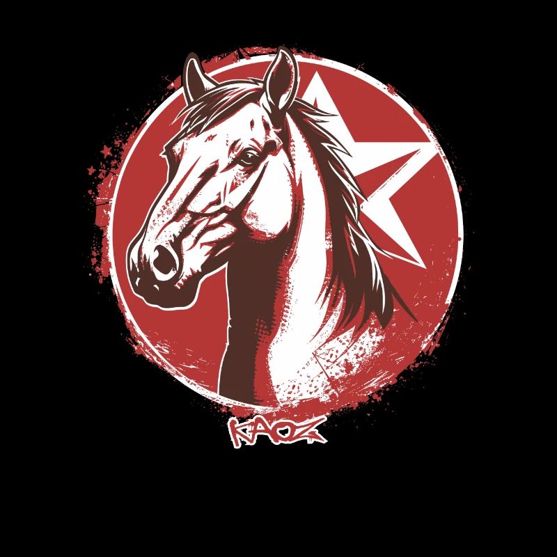 Großer Stern Propaganda Pferd